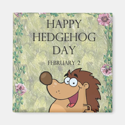 Egel Dag 2 februari Magneet (Voorkant)