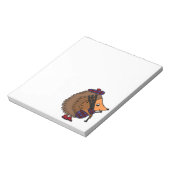 Egel die Bagpipes afspeelt Notitieblok (Gedraaid)