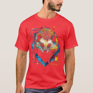 Egel Dier Dierenpark Kunst meisje T-shirt