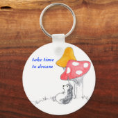 Egel droamer sleutelhanger (Voorkant)