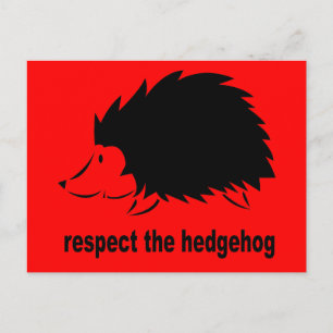 Egel - Eerbiediging van de egel Briefkaart