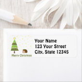 Egel Elf kerstscene Etiket (Insitu)