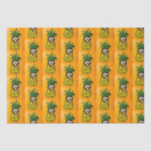 Egel en ananassenpapier tissuepapier