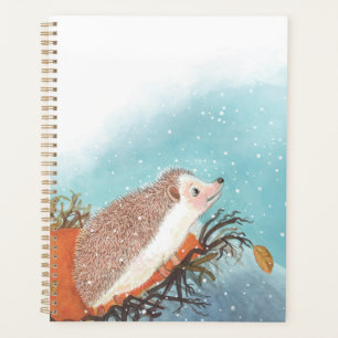 Egel en eerste sneeuwvlokken planner