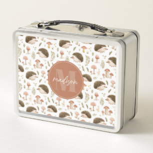 Egel en Paddenstoelen Metalen Lunchbox