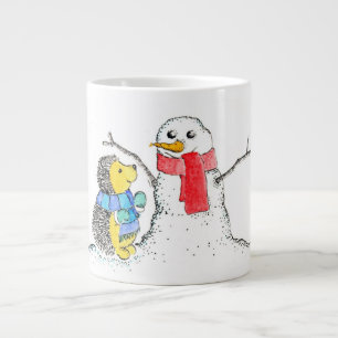 Egel en Snowman Jumbo Mok