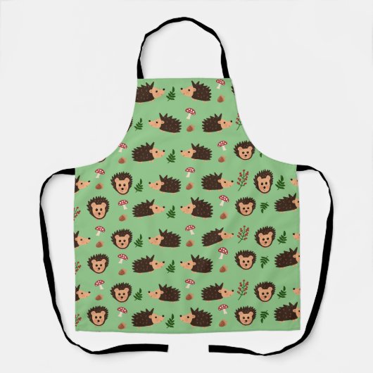 Egel en Woodland Pattern Schort (Voorkant)
