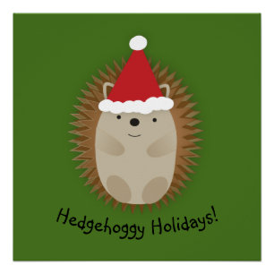 Egel-Feestdagen Santa Hegel Perfect Poster