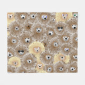 Egel Fleece Blanket Deken (Voorkant (Horizontaal))