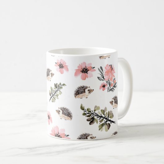Egel Florals Koffiemok (Voorkant rechts)