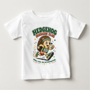 Egel Hardloopclub Cute Mascotte T-shirt