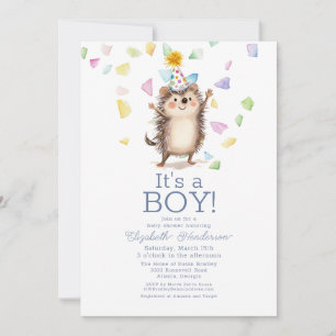 Egel Het is een Baby shower Kaart
