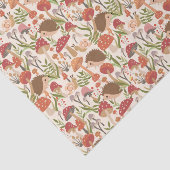 egel houdt van getild bos tissuepapier (Detail)