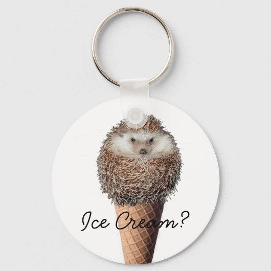Egel Ice Cream Sleutelhanger (Voorkant)
