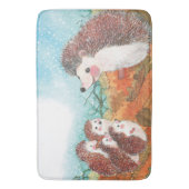 Egel-illustratie Badmat (Voorkant Verticaal)