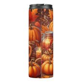 Egel in een Herfst Teacup Thermosbeker (Achterkant)