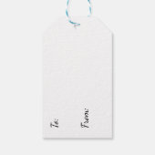 Egel In Herfstbladeren Cadeaulabel (Achterkant)