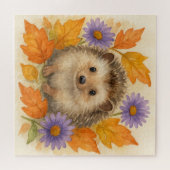 Egel in het najaar legpuzzel (Horizontaal)