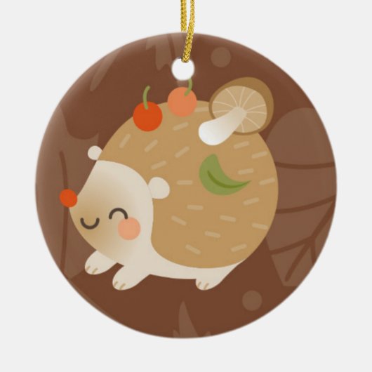 Egel Keramisch Ornament (Voorkant)