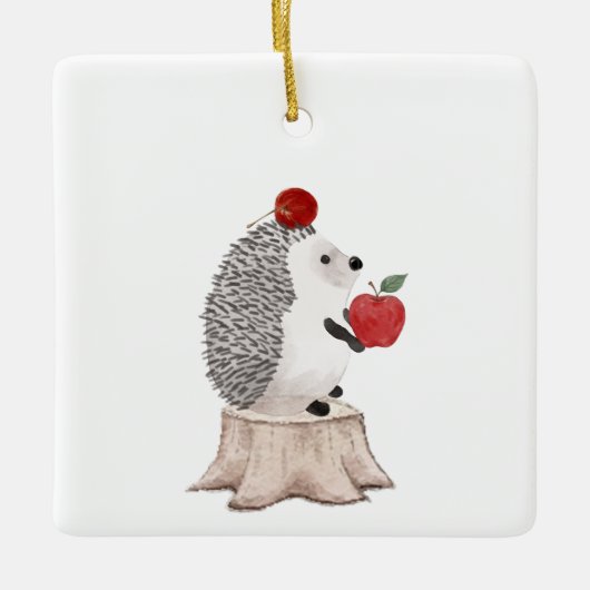Egel Keramisch Ornament (Voorkant)