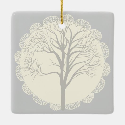 Egel Keramisch Ornament (Achterkant)