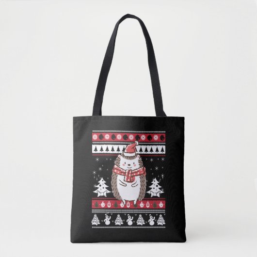Egel kerst draagtas (Voorkant)