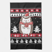 Egel kerst theedoek (Verticaal)