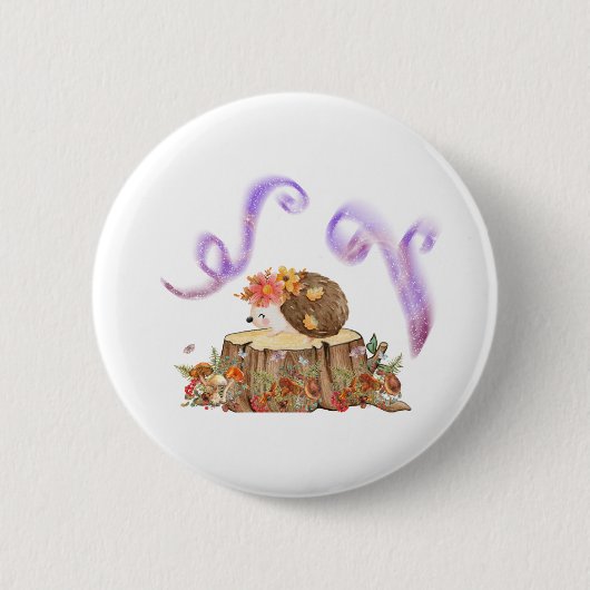 Egel-knop Ronde Button 5,7 Cm (Voorkant)