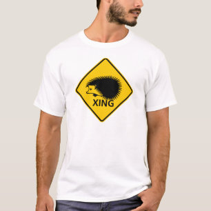 Egel kruiste wegteken t-shirt