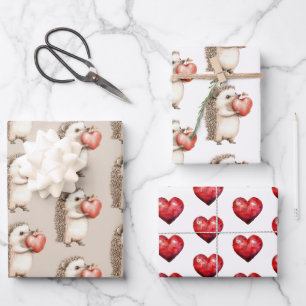 Egel met Hart Liefde Inpakpapier Vel