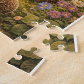 Egel Paddenstoel Thuis Legpuzzel (Zijkant)