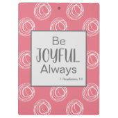 Egel patroon gepersonaliseerd klembord (Achterkant)