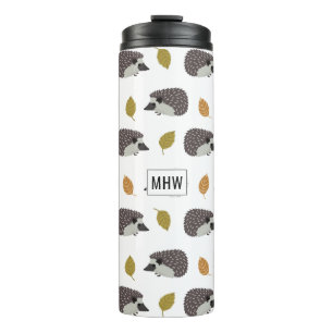 Egel Pattern aangepaste monogram tumbler Thermosbeker