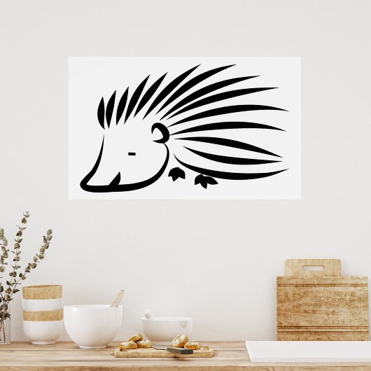 Egel Poster (Keuken)