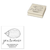 Egel Rubberstempel (Gestempeld)