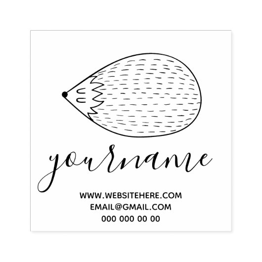 Egel Rubberstempel (Afrduk)