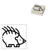 Egel Rubberstempel (Gestempeld)