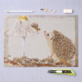 Egel Slak Forest paddenstoel Waterverf Tissuepapier (Craft)