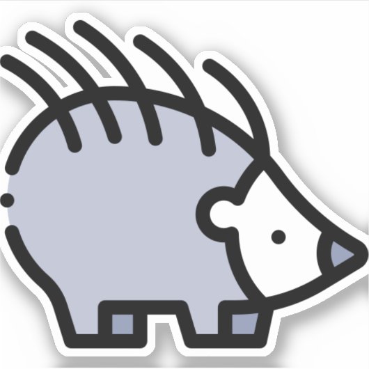 Egel Sticker (Voorkant)