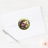 egel-sticker ronde sticker (Envelop)