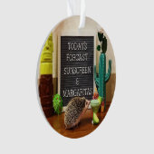 Egel Sunscreen en Margaritas Ornament (voorkant)