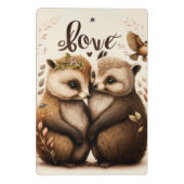 egel uit liefde mini klembord (Achterkant)