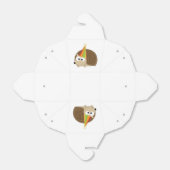 Egel van partij bedankdoosjes (Uitgevouwen)