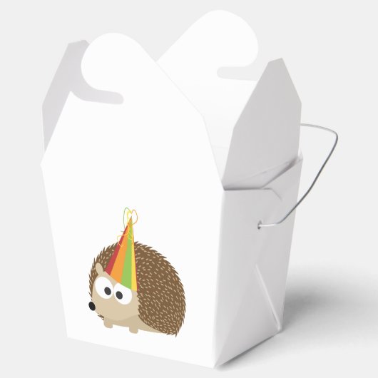 Egel van partij bedankdoosjes (Geopend)