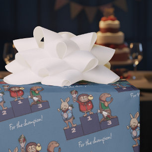 Egel Voor De Kampioen! Goed Gedaan Cadeau Kunstwer Cadeaupapier