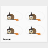 Egel Witch Ovale Sticker (Vel)