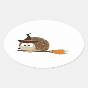 Egel Witch Ovale Sticker