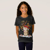 Egel Xmas Lighting Tree Santa Hedg Christm T-shirt (Voorkant volledig)