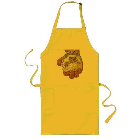 Egel Yellow Apron Lang Schort (Voorkant)