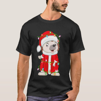 Egeln Kerstverlichting Kerstman Kostuum Knuffel Di T-shirt